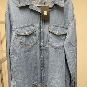 Denim Button Down Shirt